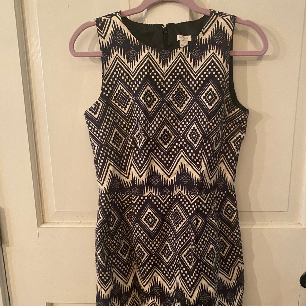 JCrew patterned dress